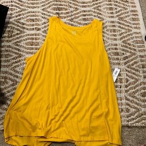 Yellow casual tank top from oldnavy size XL. Brand new